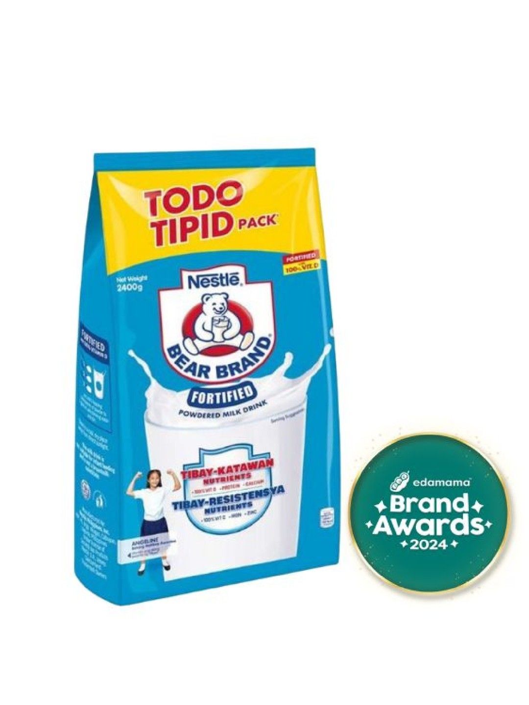Bear Brand Fortified Powdered Milk Drink (2.4kg) [Expiry: Aug 2024]