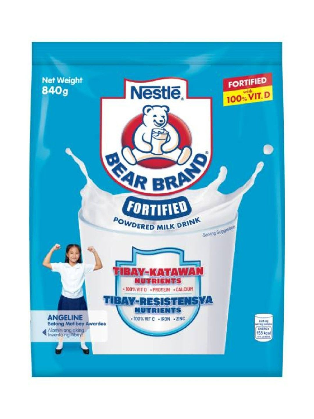 Bear Brand Fortified Powdered Milk Drink (840g) [Expiry: 9/30/2024]