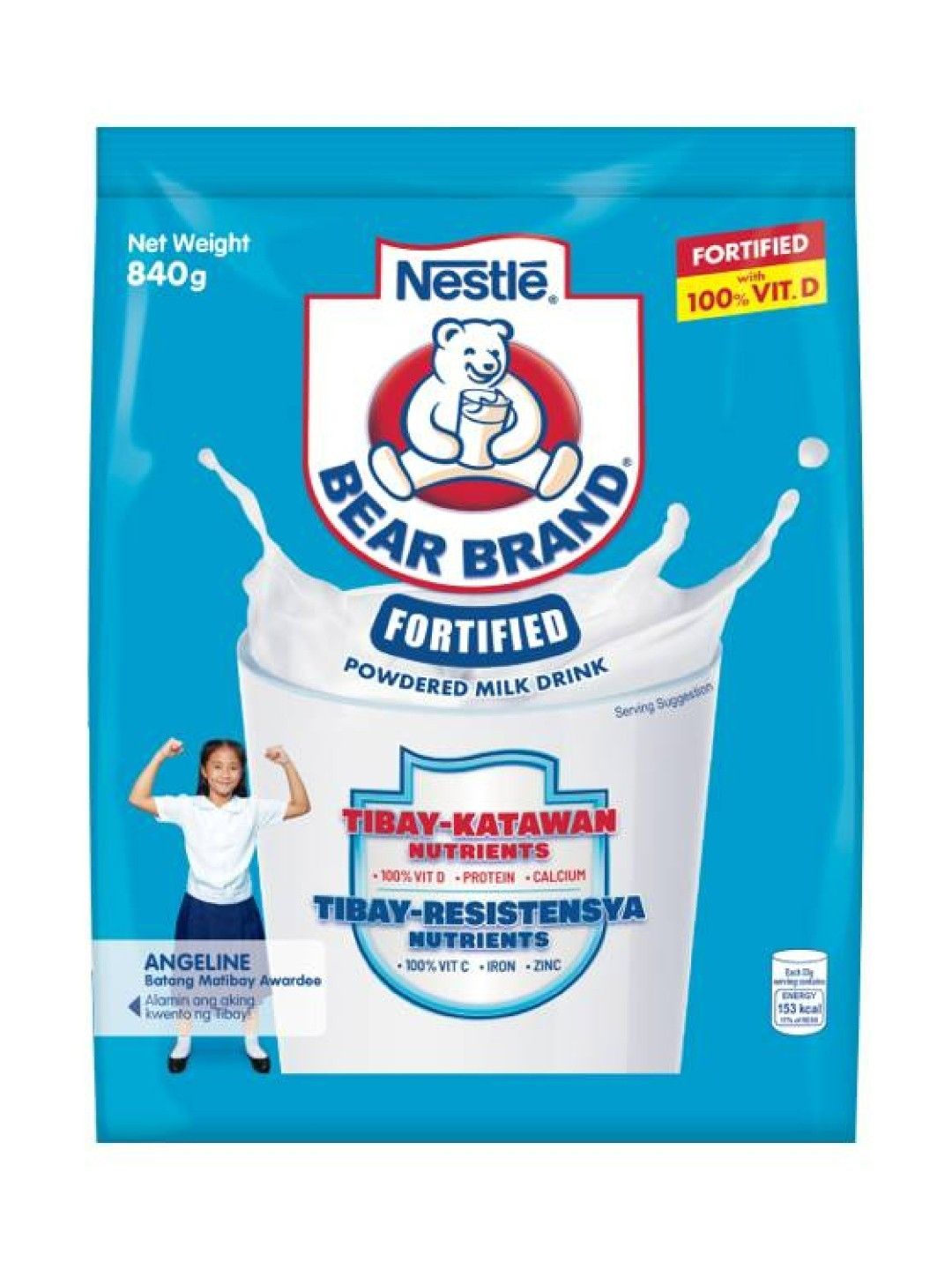 Bear Brand Fortified Powdered Milk Drink (840g) [Expiry: Jun 2025]