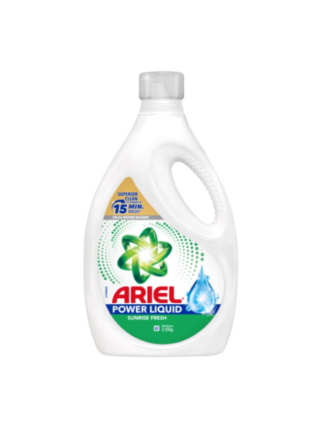 Ariel Liquid Laundry Detergent Sunrise Fresh Bottle (2.55kg) (No Color- Image 1)