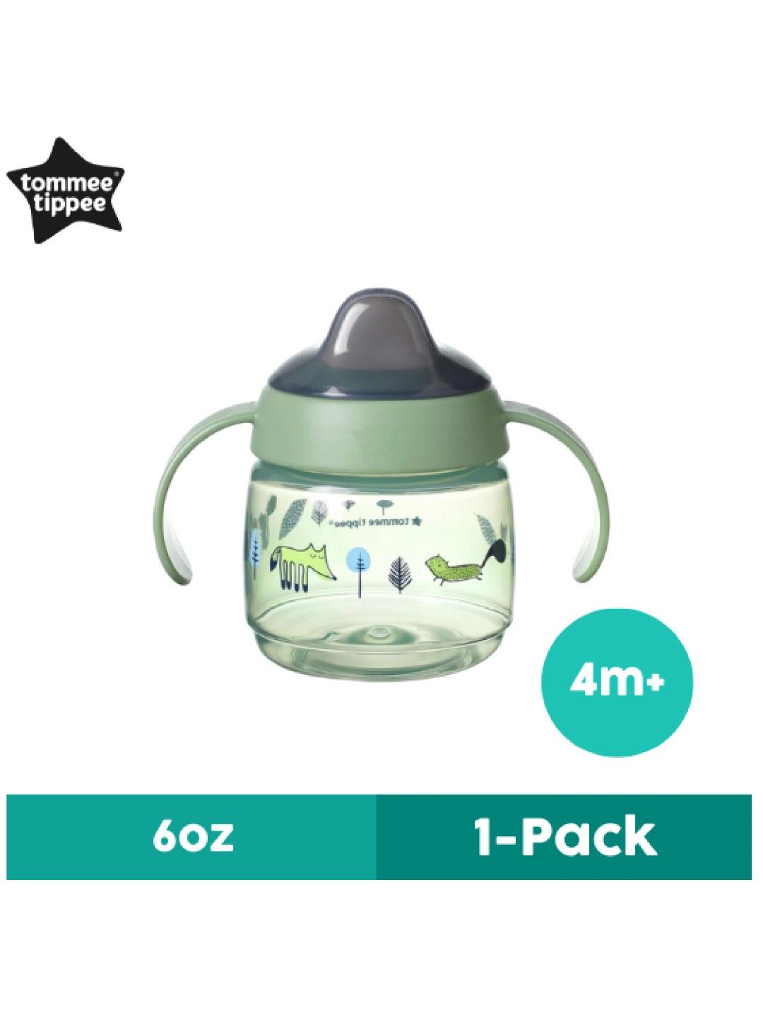 Tommee Tippee Super Star Weaning Sippee Cup - Green (6oz)