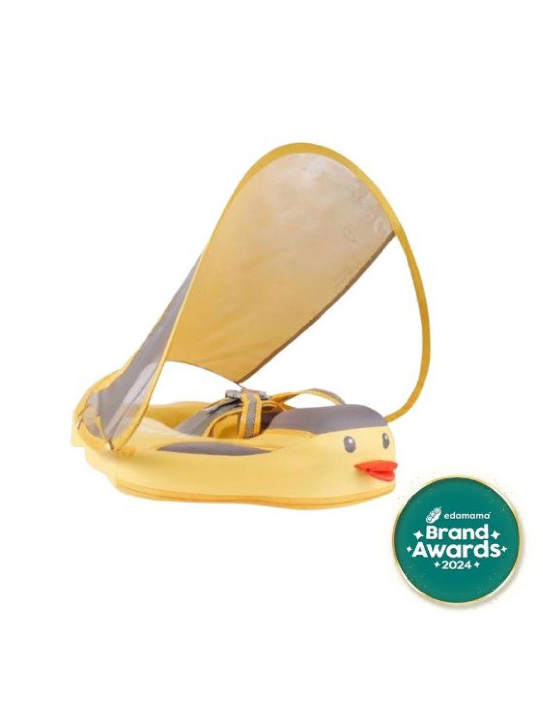 Mambobaby Air-Free Chest Type with Canopy and Stabilizer (Yellow Duck- Image 1)