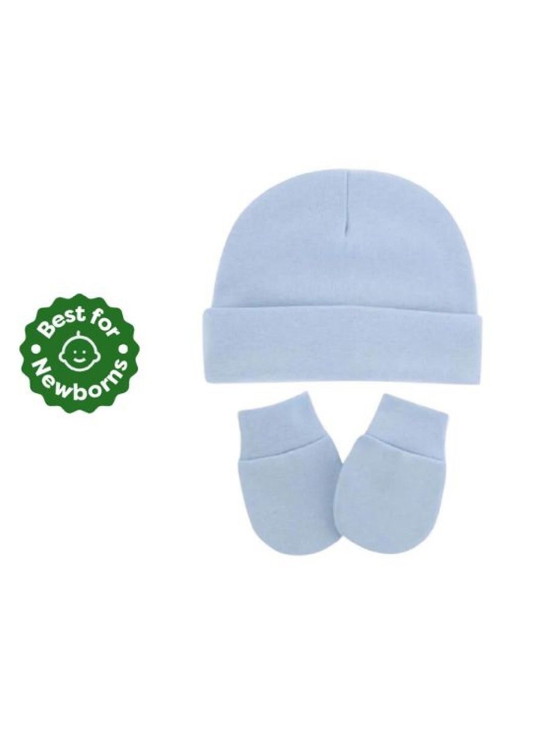 Cottonkind Baby Booties and Mitten Set (Blue- Image 1)