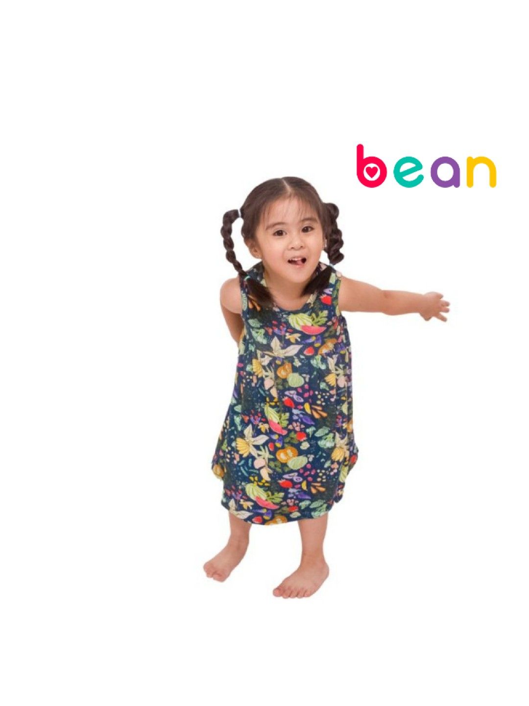 bean fashion Alessa Lanot Fruit Salad Full Print Dress (Multicolor- Image 1)