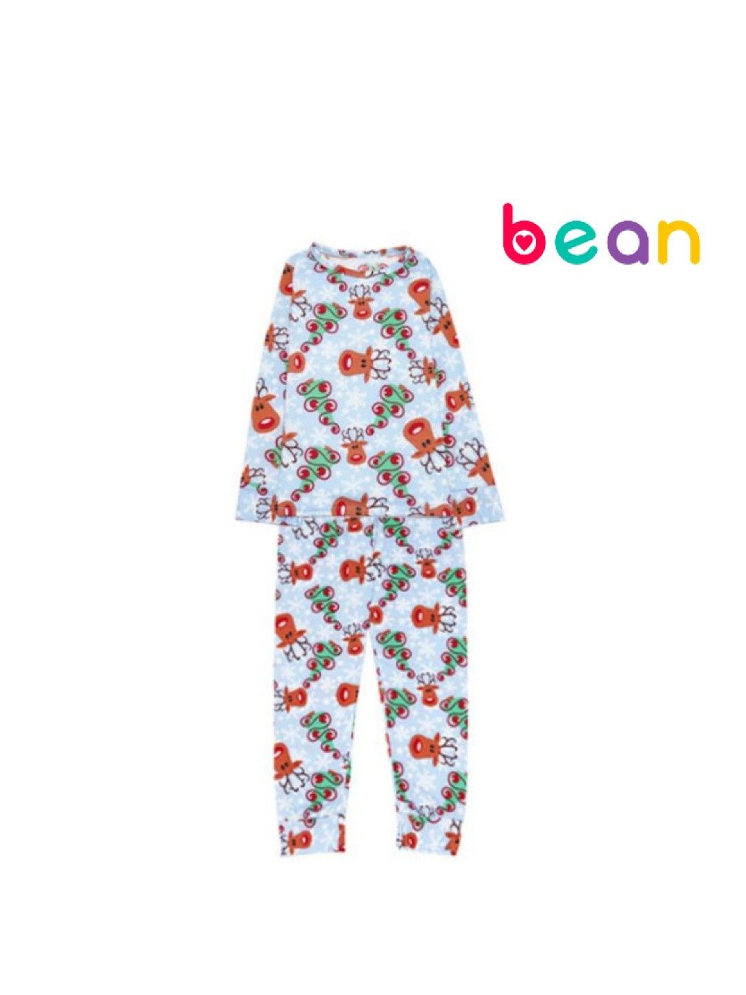 bean fashion Merry Jammies Longsleeves Pajama Set (Light Blue- Image 1)