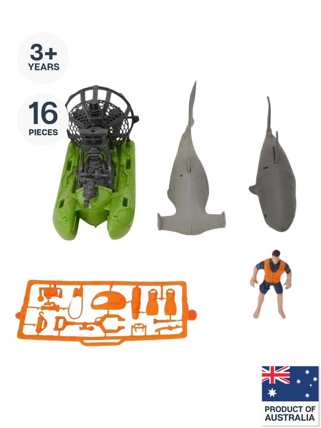 Anko Shark Play Set (No Color- Image 1)