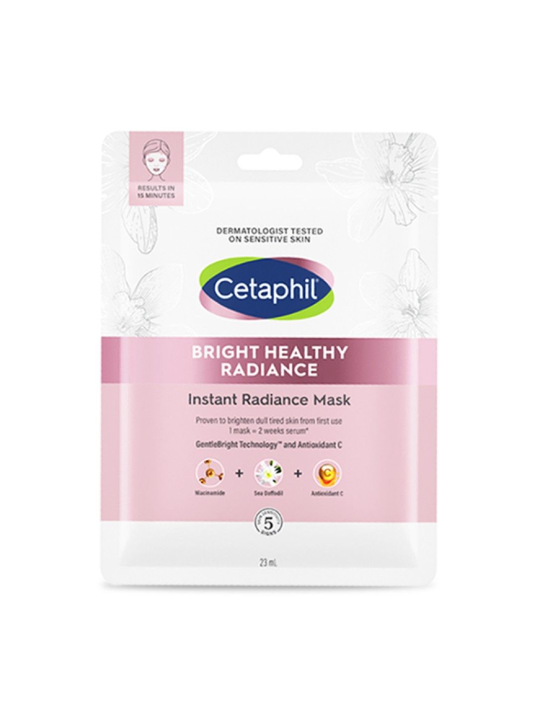 Cetaphil Bright Healthy Radiance Instant Radiance Sheet Mask (1s) (No Color- Image 1)