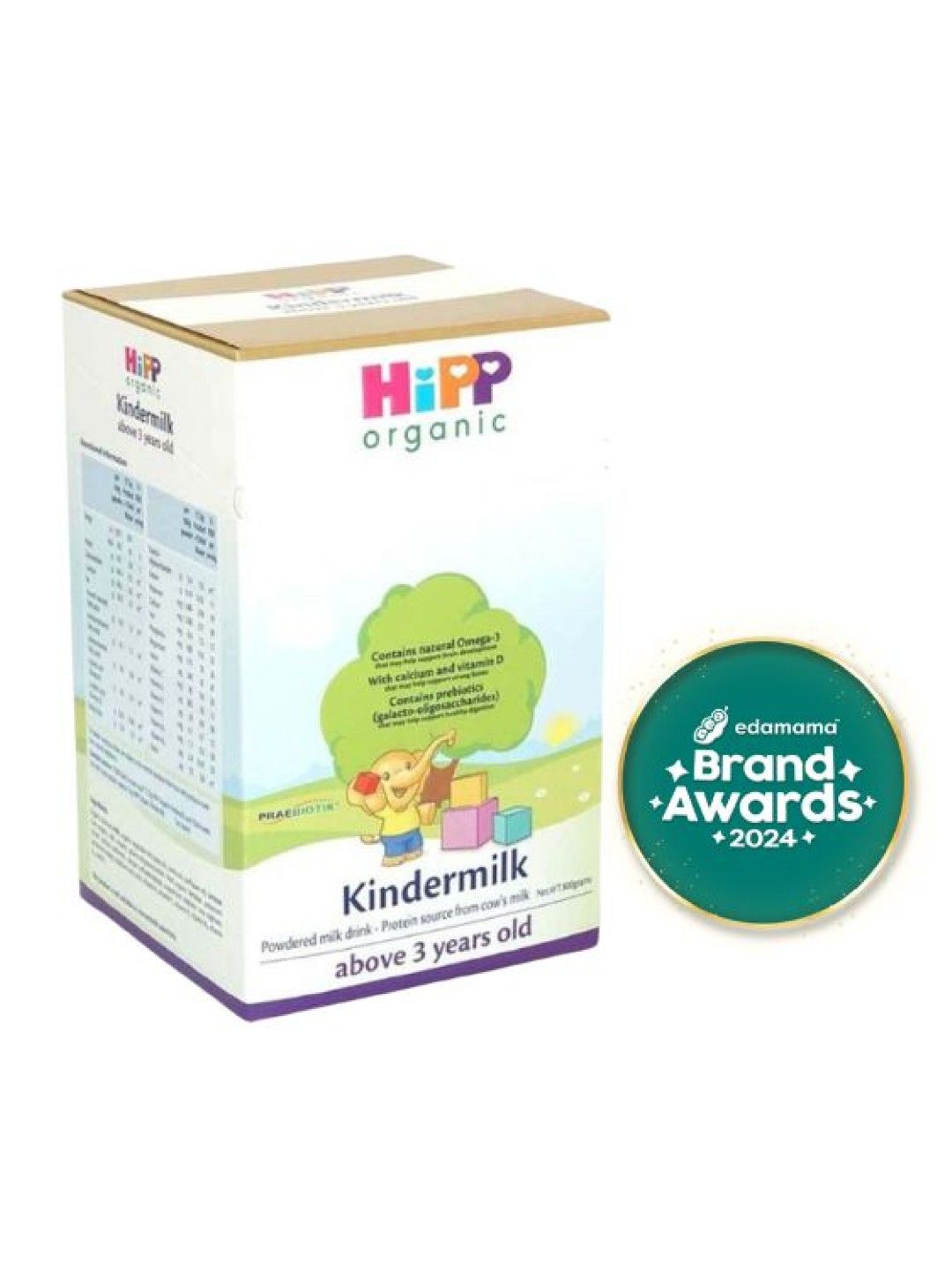 HiPP Organic Kindermilk Bag-in-Boxes Kindermilk 3 Years Above (800g) (No Color- Image 1)