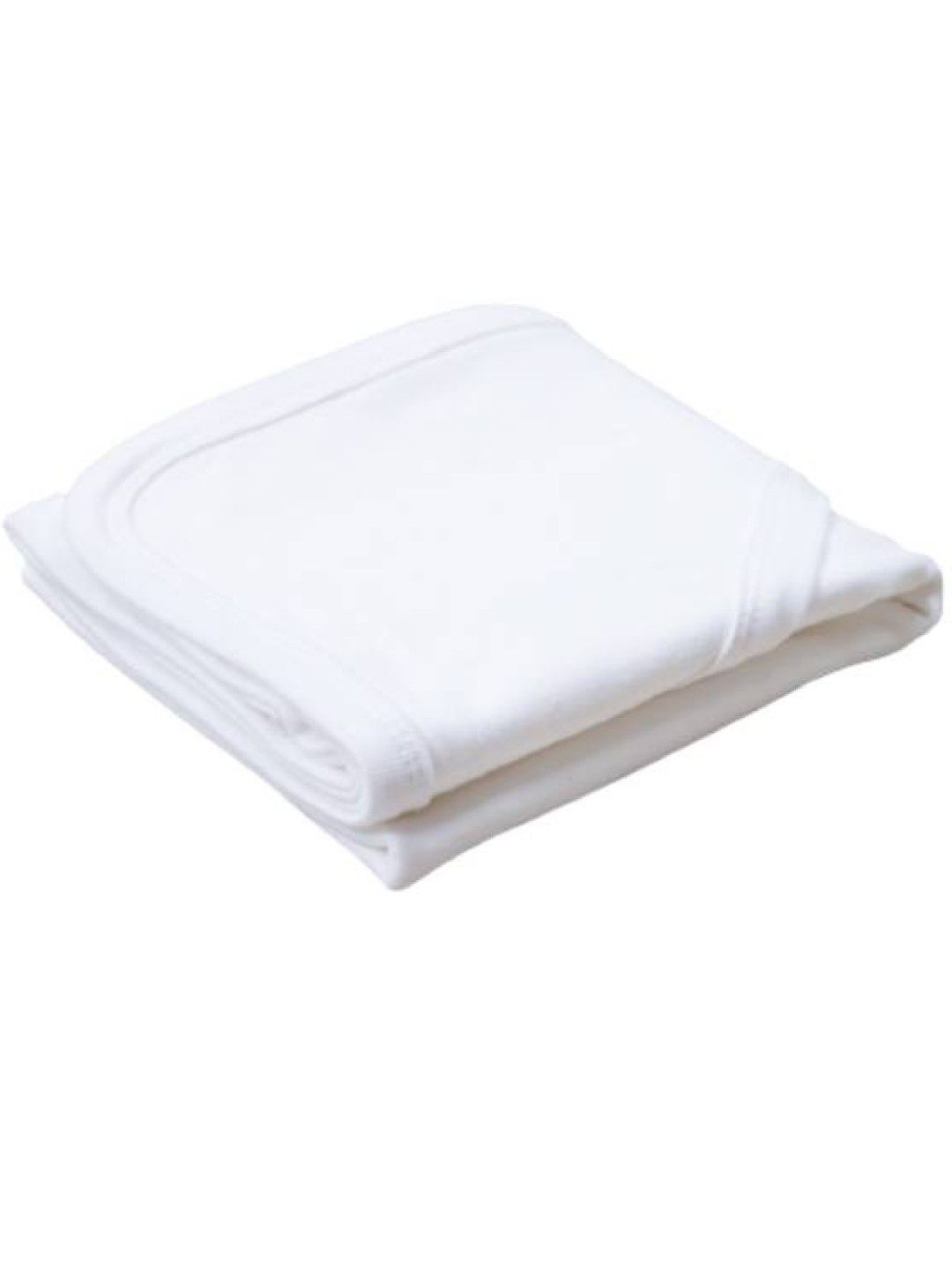 Cotton Central™ Basic Blanket with Hood 100% USA Cotton (Snow White- Image 1)