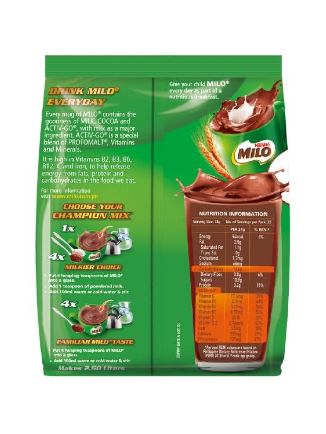 Milo ACTIV-GO Winner (600g) [Expiry: Nov 2024] (No Color- Image 2)