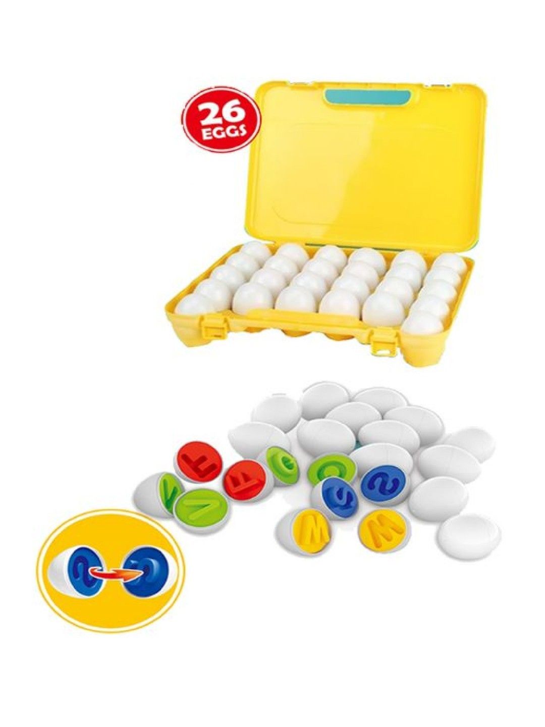 Playdate Matching Eggs Educational Toys (Alphabet- Image 1)