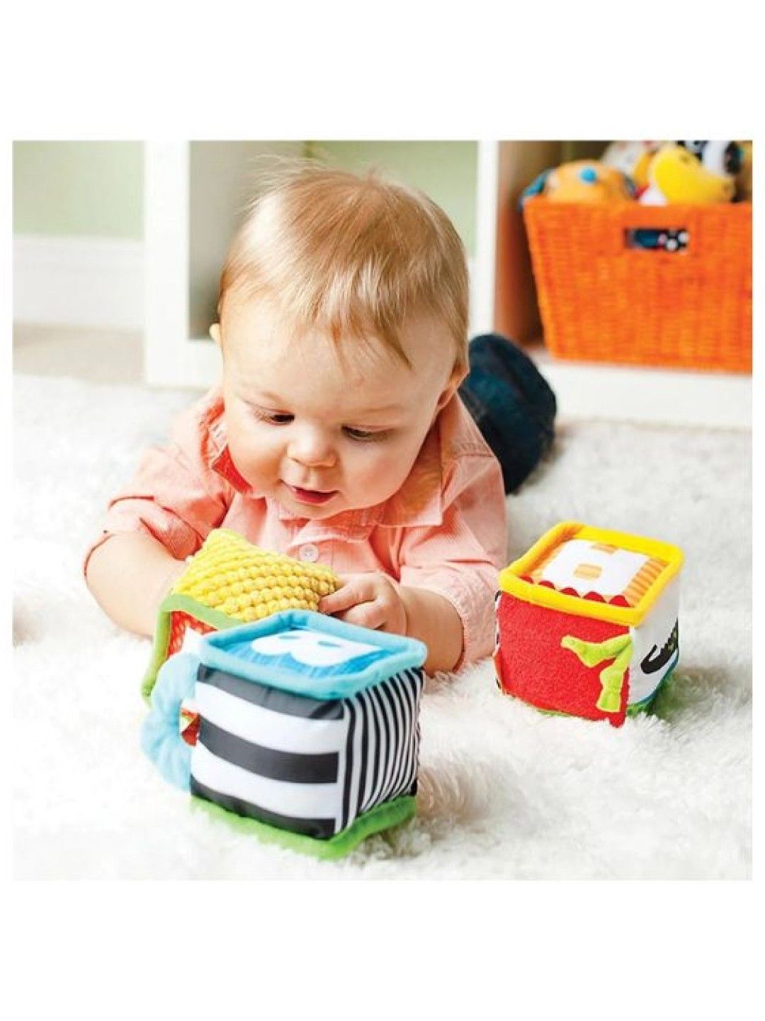 Infantino Discovery & Play Soft Blocks with [FREE] Fun Time Duck (Assorted) (No Color- Image 3)