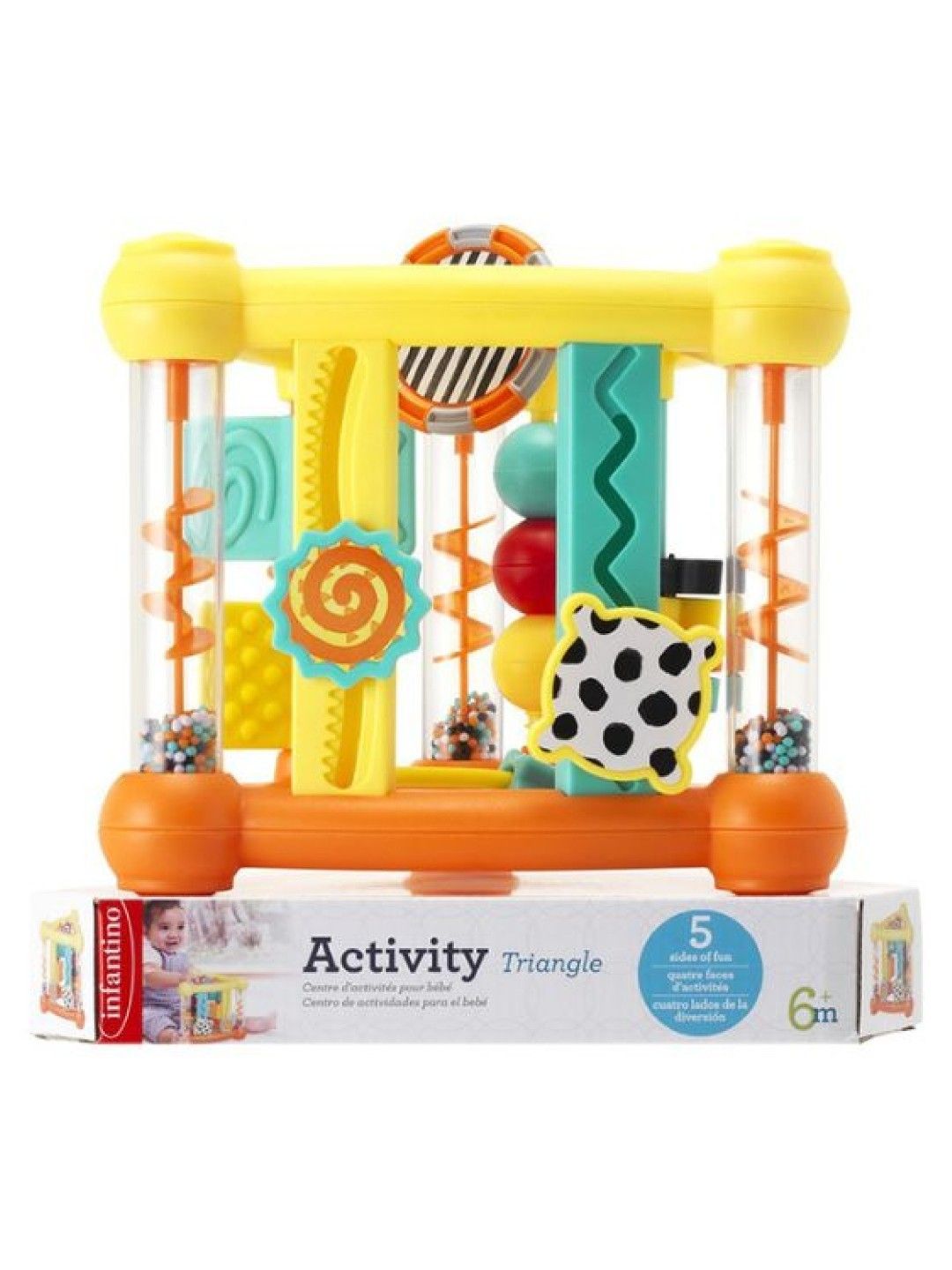 Infantino Activity Triangle with [FREE] Fun Time Duck (Assorted) (No Color- Image 2)