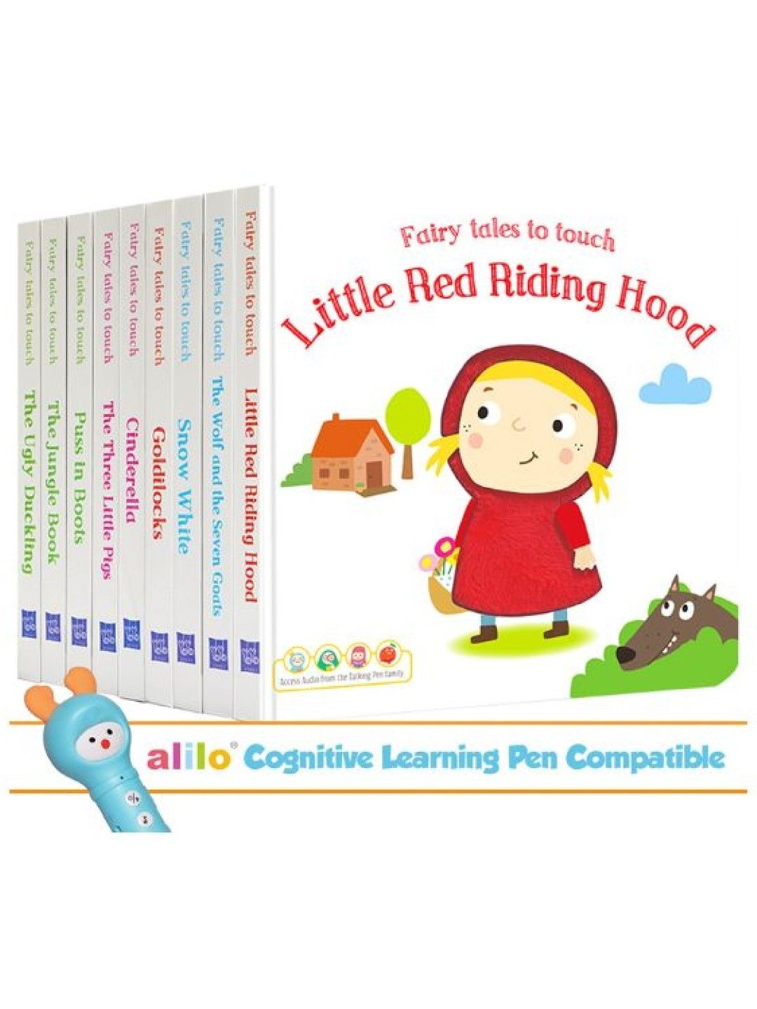 Playdate Fairy Tales To Touch (9 Books) (Alilo Learning Pen Compatible) (No Color- Image 1)