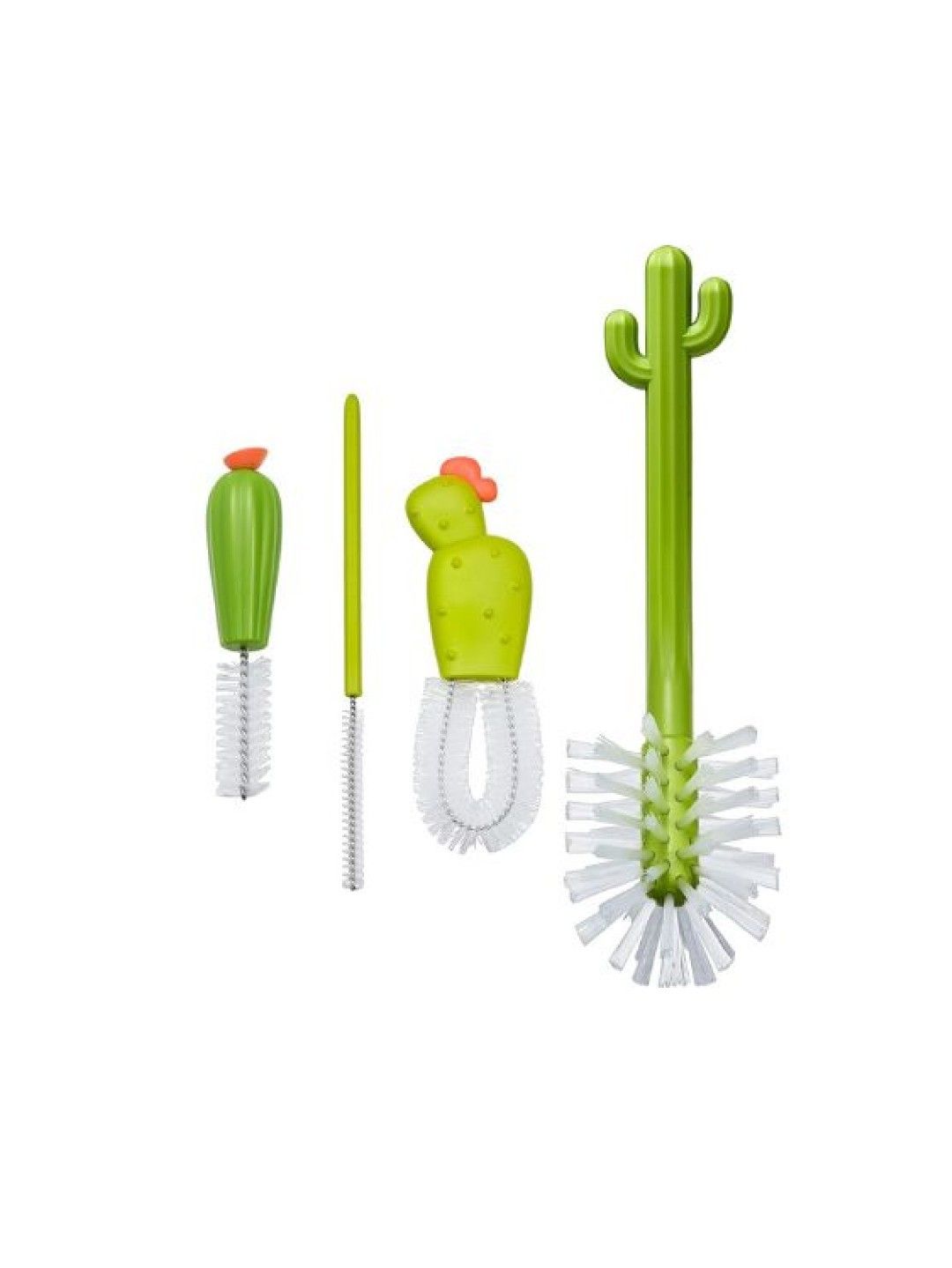 BOON CACTI Bottle Cleaning System - Replacement Brushes (4 pcs) Green