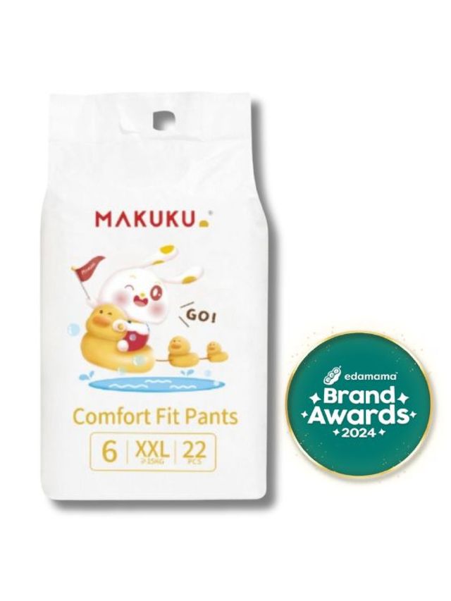 Makuku Baby Soft and Breathable Comfort Fit Diaper Pants, XXLarge (22s)