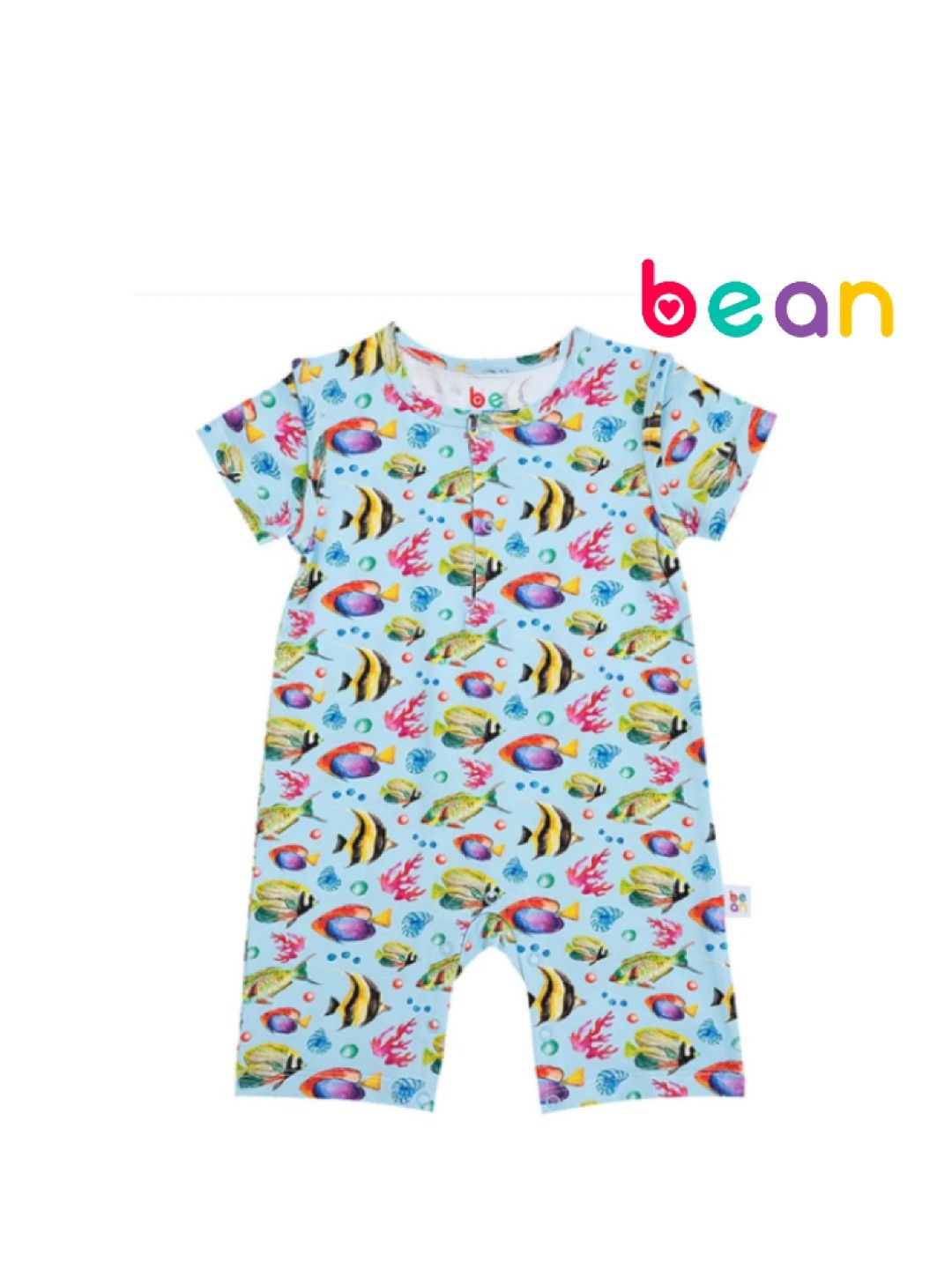 bean fashion Wonder Playsuits Anina Rubio Fish Pulo Shortsleeves Romper (Multicolor- Image 1)