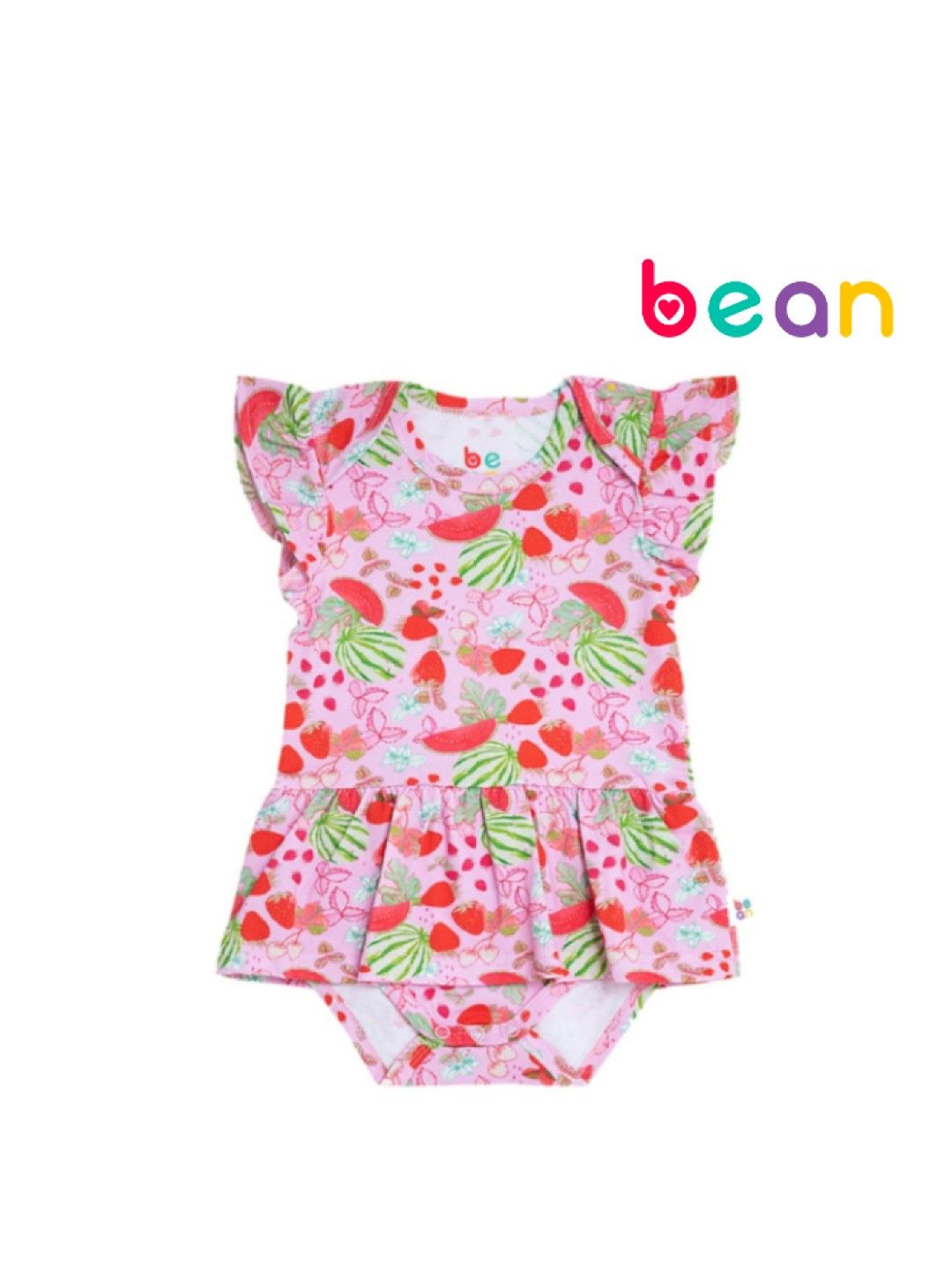 bean fashion Wonder Playsuits Alessa Lanot Pakwan Fun Berry Blast Onesie Dress (Multicolor- Image 1)