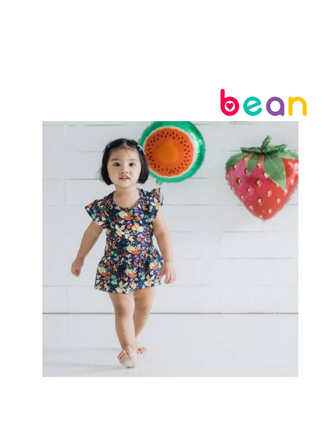 bean fashion Wonder Playsuits Alessa Lanot Fruit Salad Berry Blast Onesie Dress