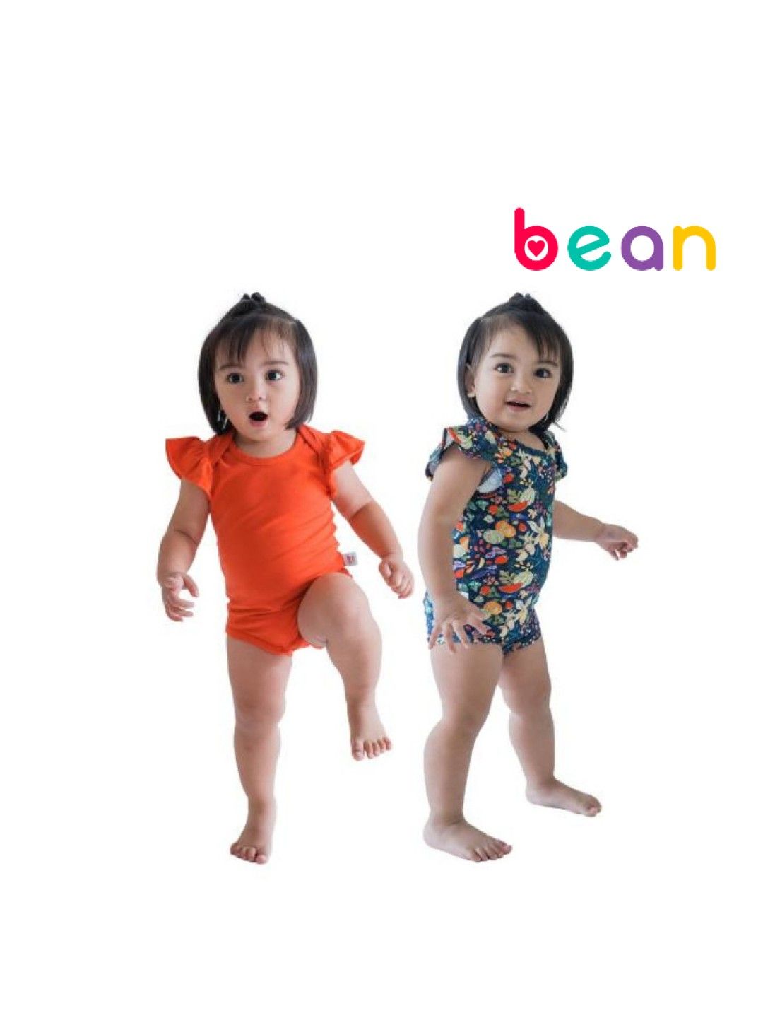 bean fashion Wonder Playsuits 2-Piece Alessa Lanot Fruit Salad Swirl Onesie Set (No Color- Image 1)