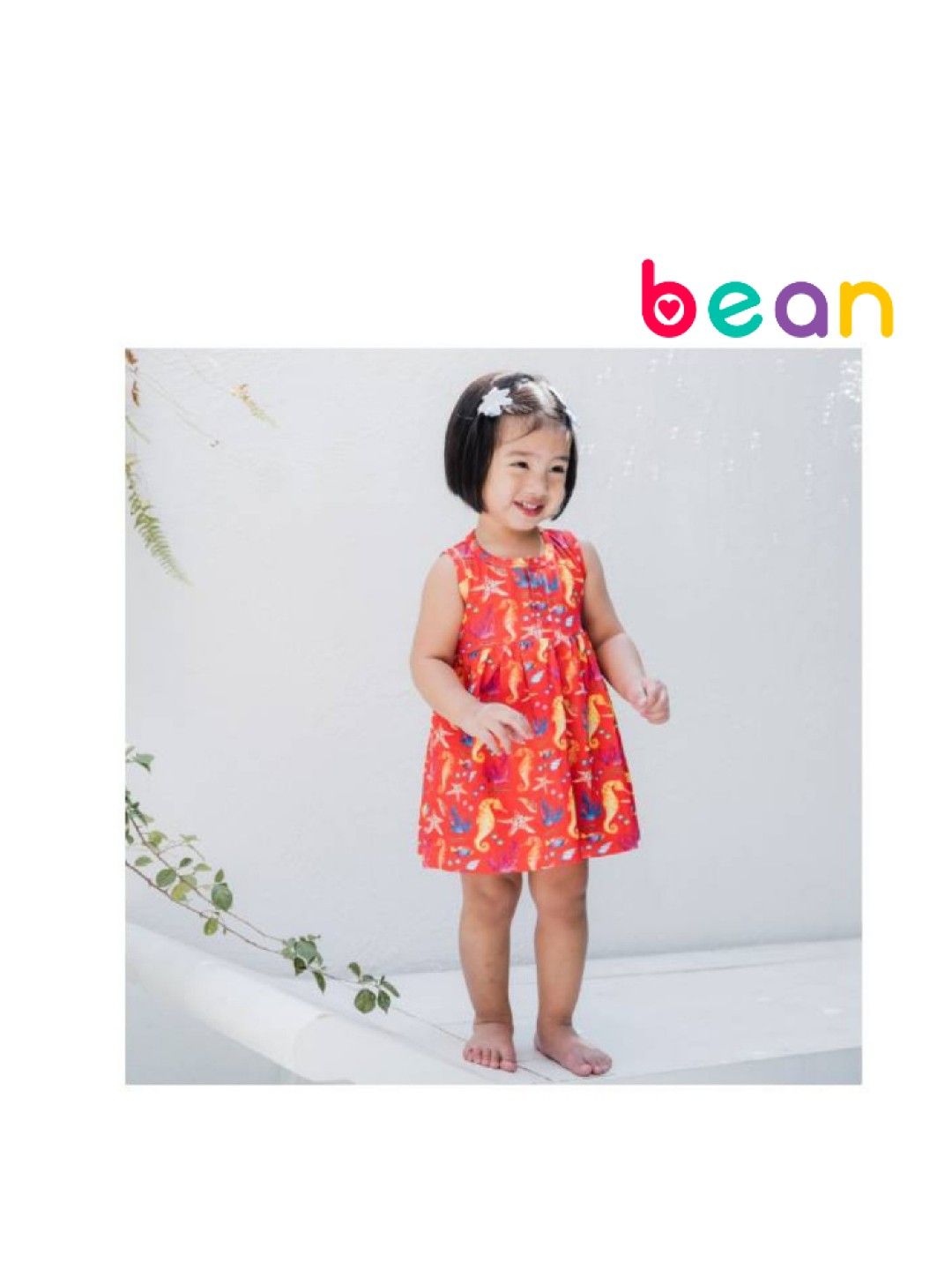 bean fashion Wonder Playsuits Anina Rubio Seahorse Aklan Dress with Bloomer Set (No Color- Image 1)