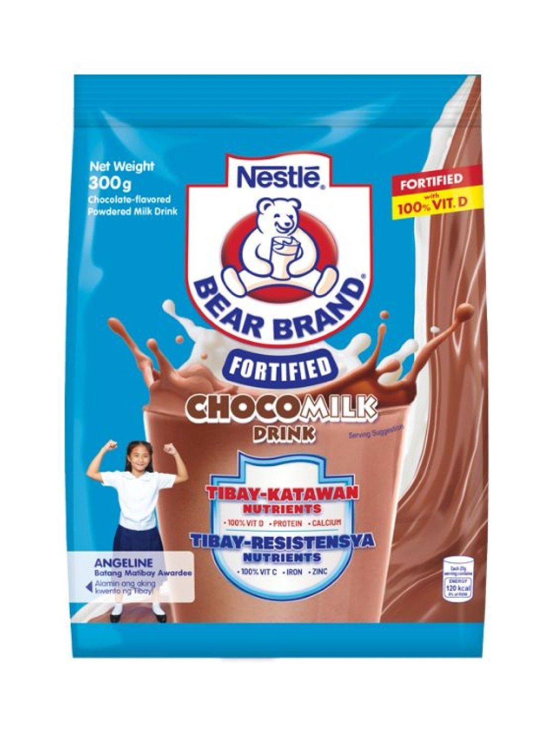 Bear Brand Fortified Choco Milk Drink (300g) [Expiry: Sep 2024]