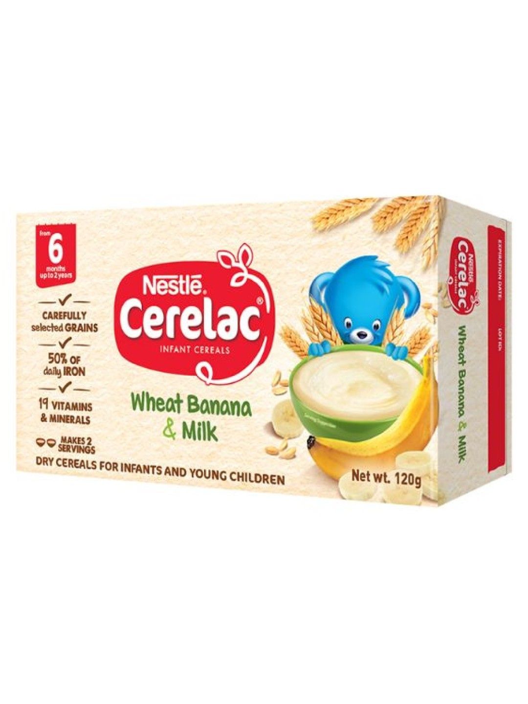 CERELAC Wheat Banana & Milk (120g) [Expiry: 7/31/2024]