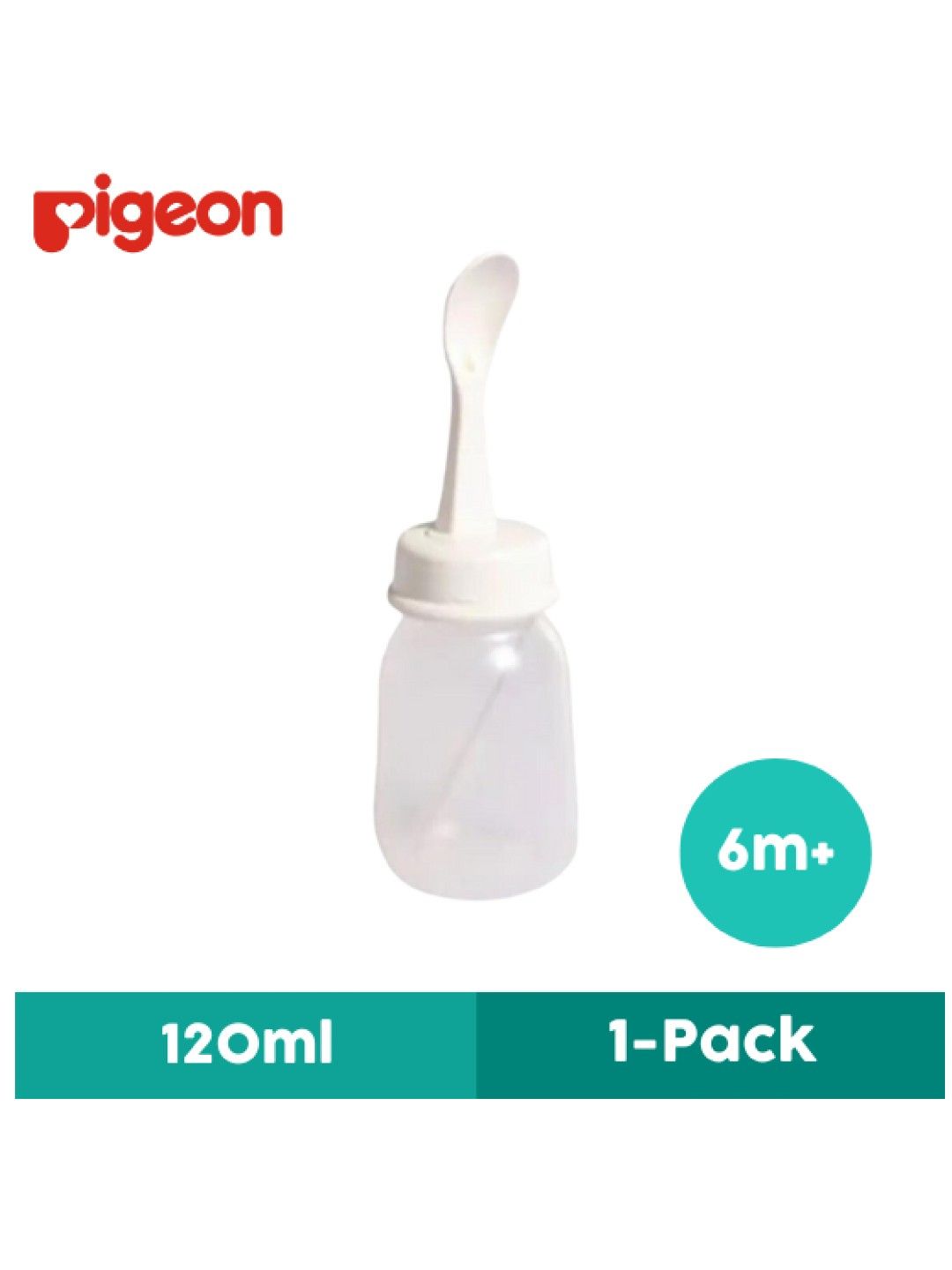 Pigeon Weaning Bottle with Spoon (120ml) (No Color- Image 1)