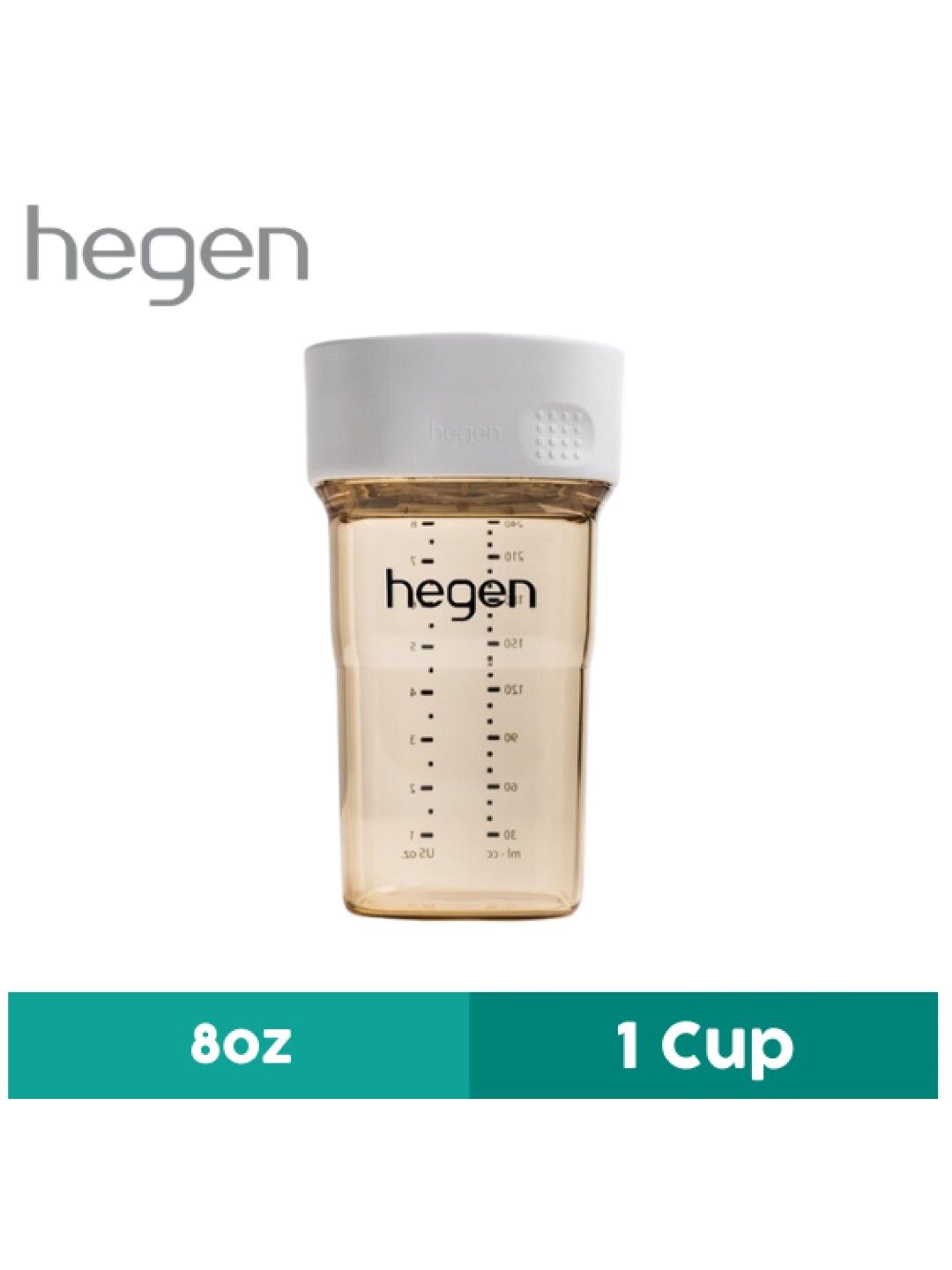 Hegen All-Rounder PPSU Cup (8oz) (White- Image 1)