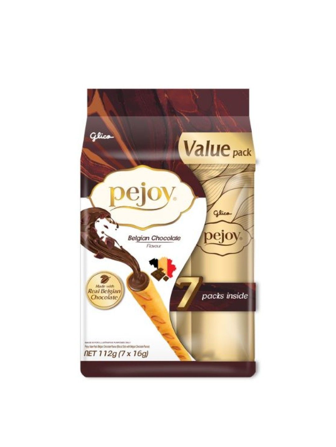 Pejoy Belgian Chocolate Flavour Share Pack [Expiry: Sep 2024]