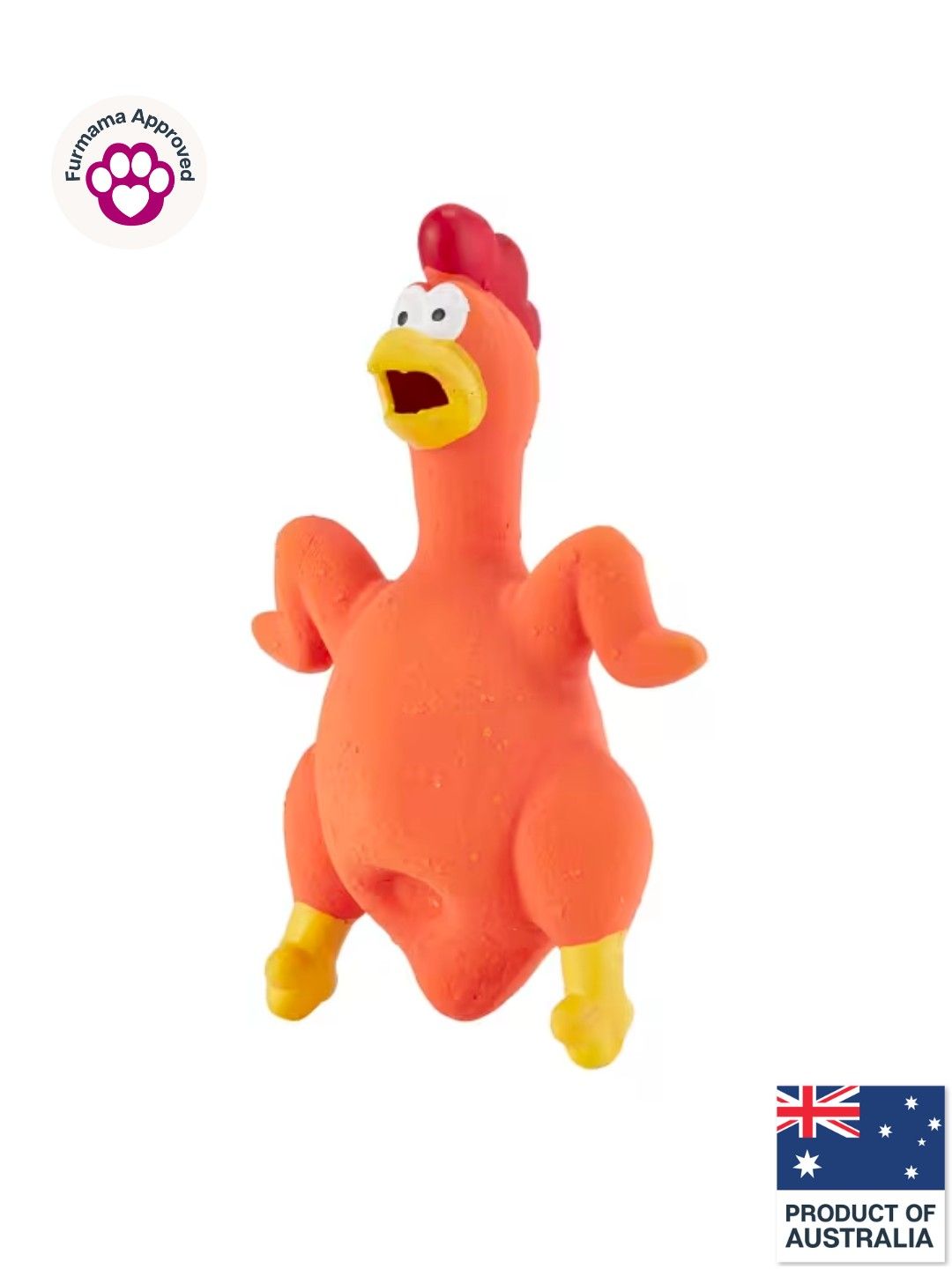 Anko Pet Toy Turkey (Orange- Image 1)