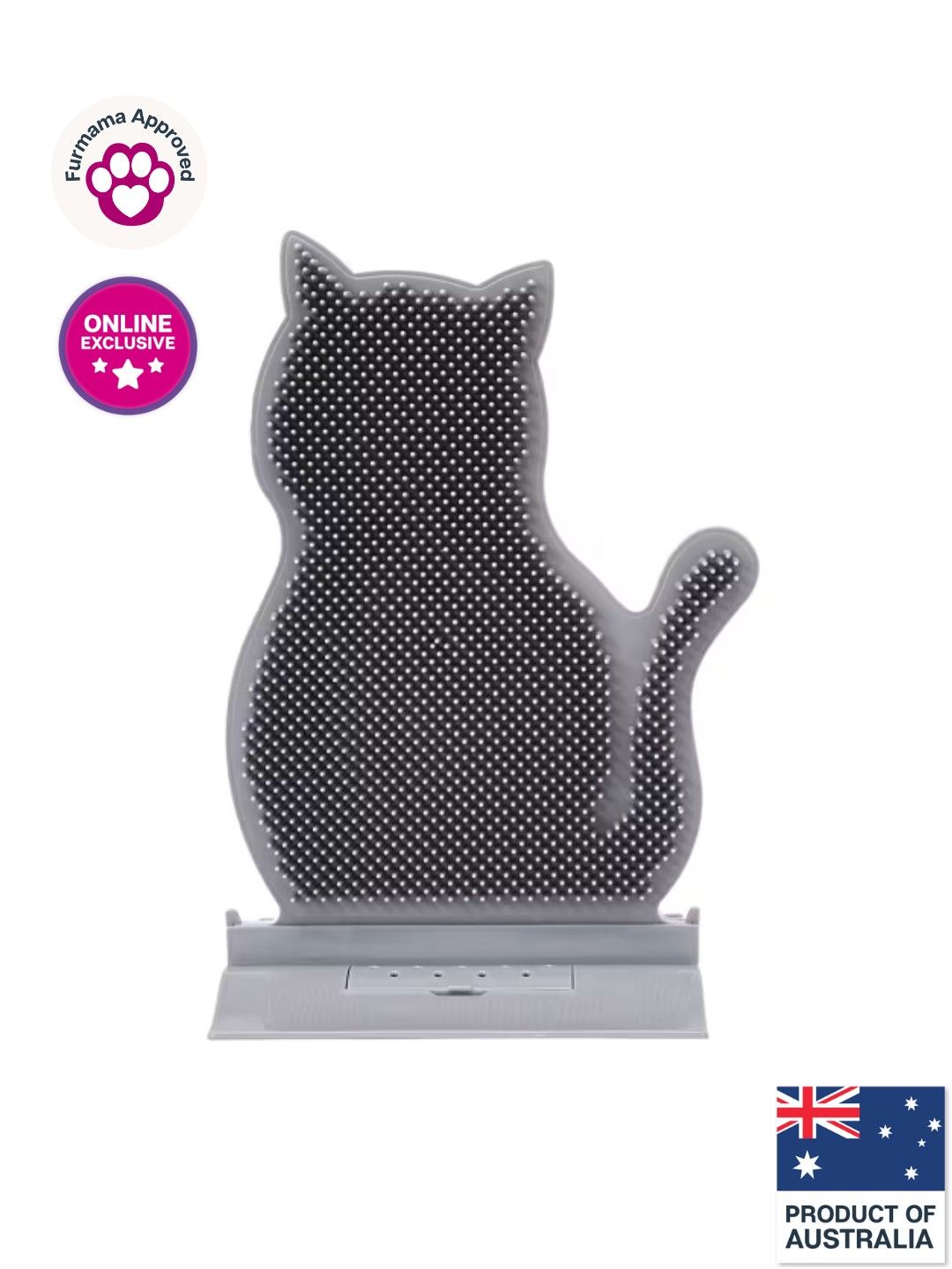 Anko Cat Grooming Pad (Grey- Image 1)