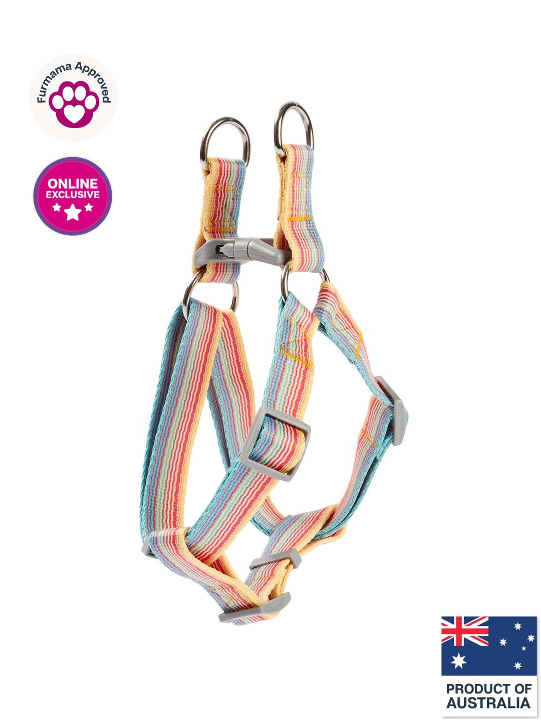 Anko Dog Harness (Rainbow- Image 1)