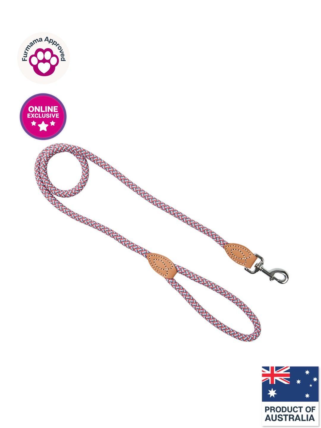 Anko Dog Lead Rope (Pink- Image 1)