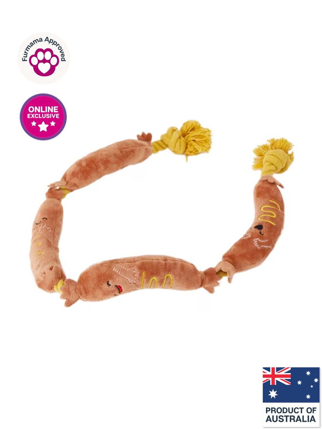 Anko Pet Toy Rope Sausage (Assorted- Image 1)