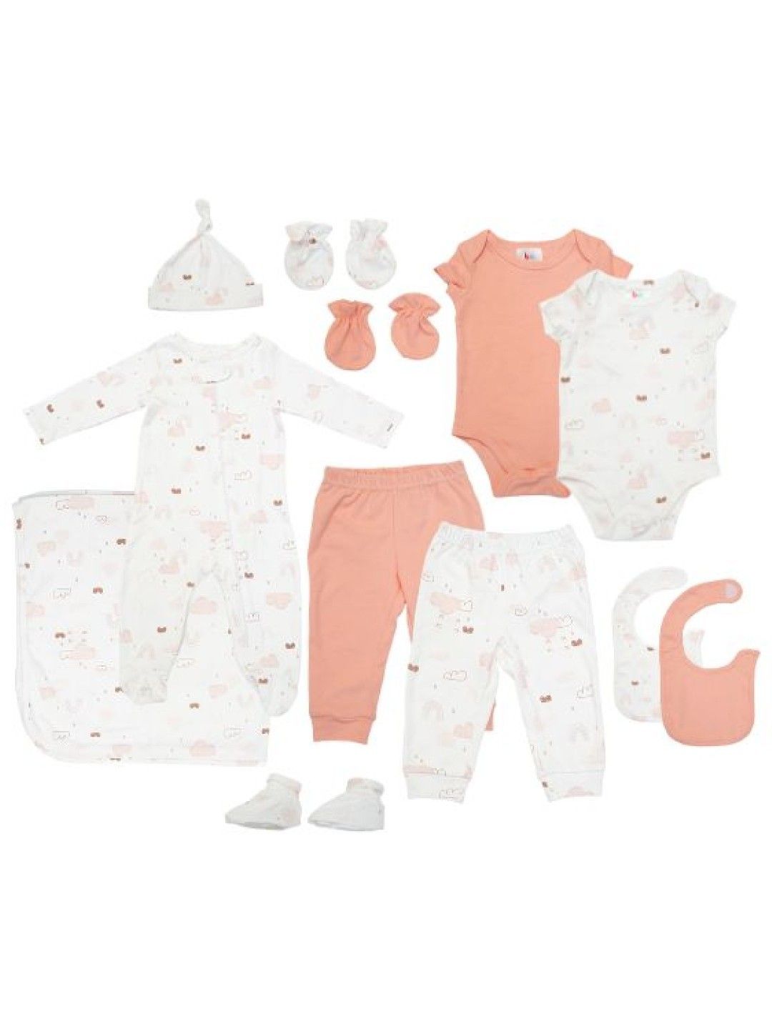 bean fashion 12pcs. Welcome Home Baby Wear Gift Set (Cloud- Image 1)