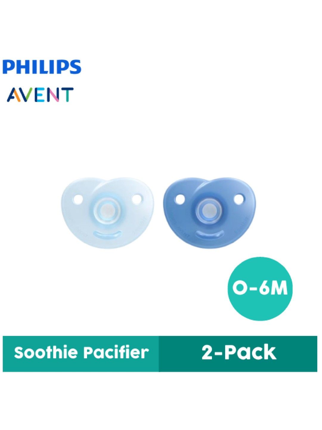 Avent 0-6M Soothie Pacifier (2-pack) (Blue- Image 1)