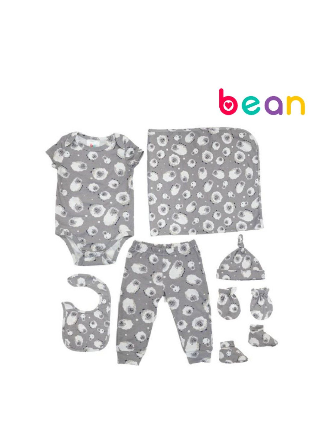 bean fashion Baby Wear Gift Set 7 pcs (Sheep- Image 1)