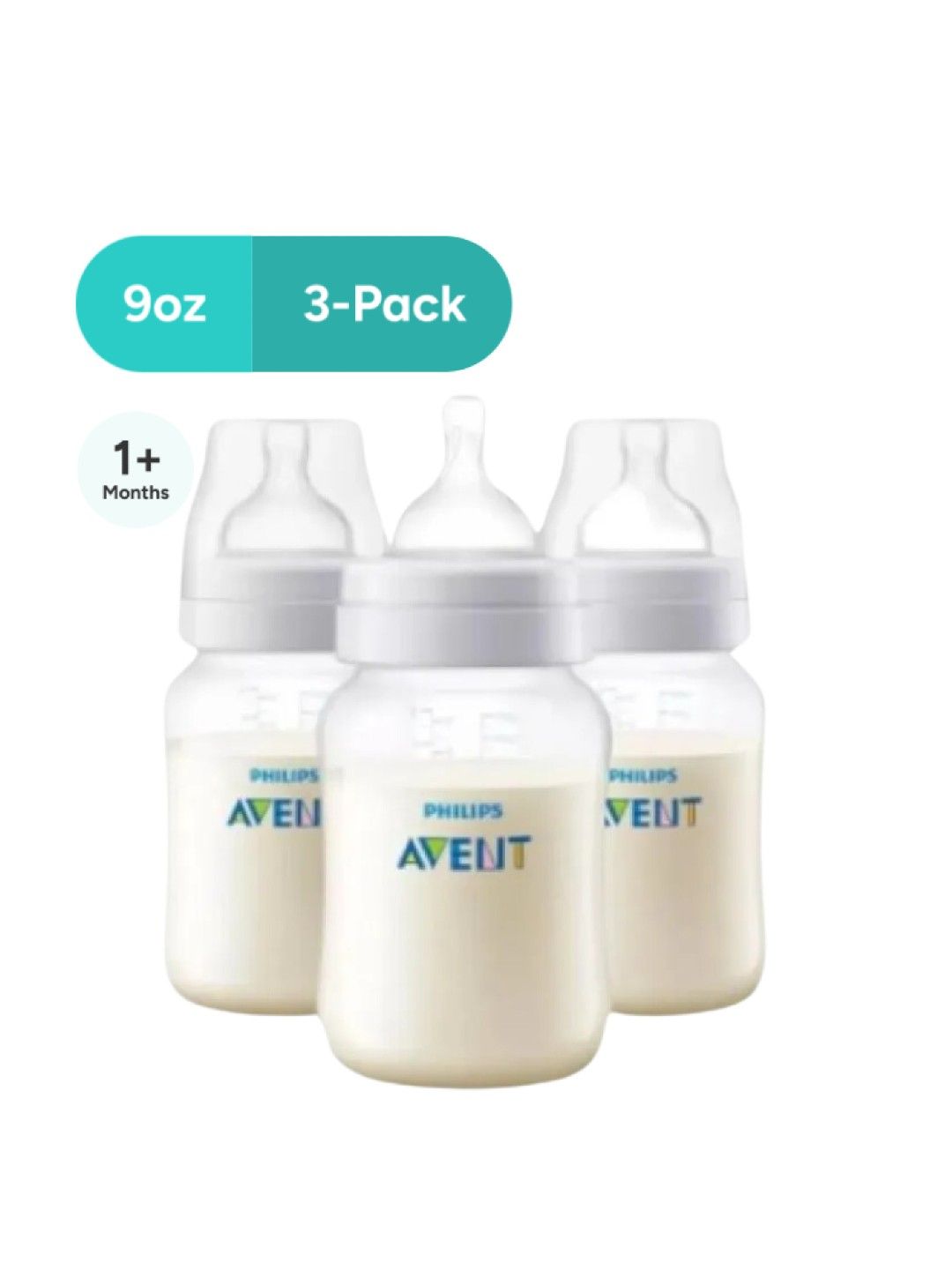 Avent Anti-Colic Baby Bottle 3-Pack (9oz)