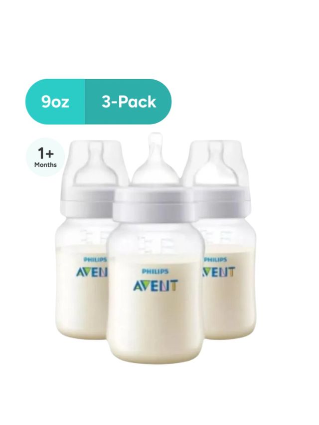 Avent Anti-Colic Baby Bottle 3-Pack (9oz) edamama