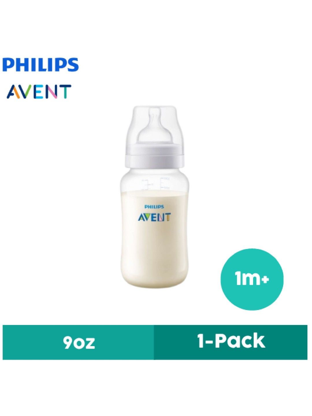 Avent Anti-Colic Baby Bottle (9oz) (No Color- Image 1)
