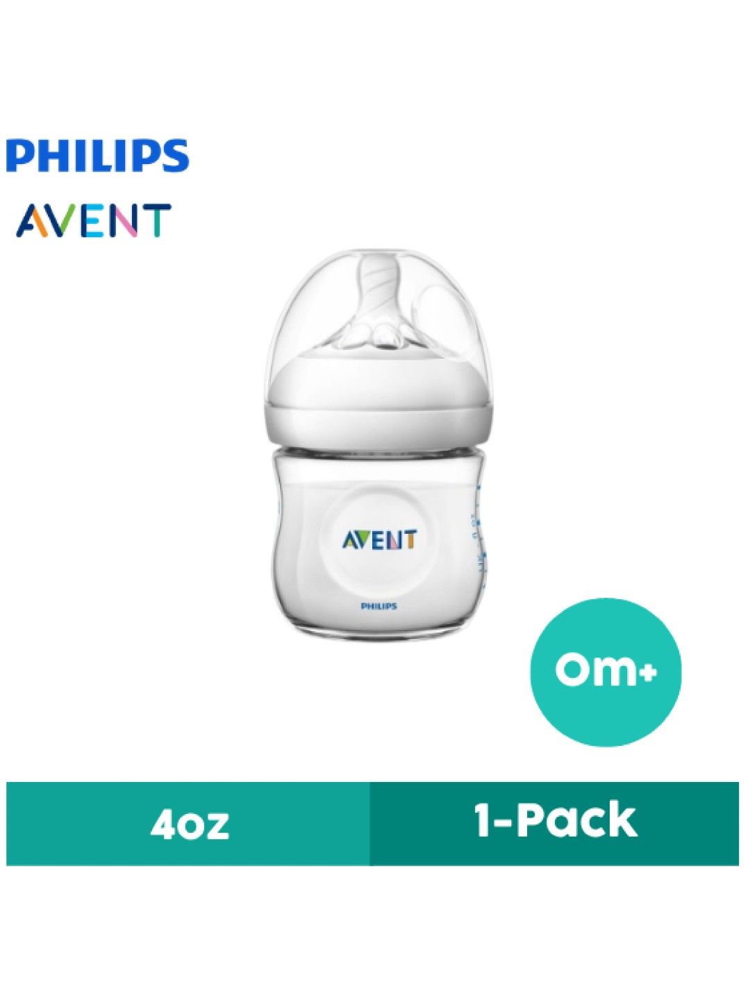 Avent Natural Baby Bottle (4oz) (No Color- Image 1)