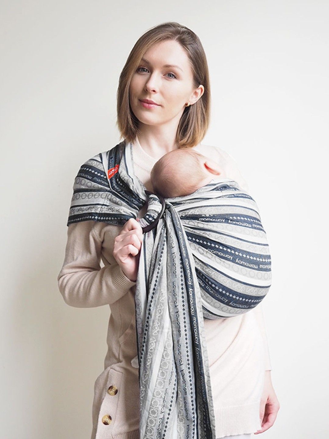 Mamaway (CLEARANCE) Bohemian Denim Baby Ring Sling (No Color- Image 2)