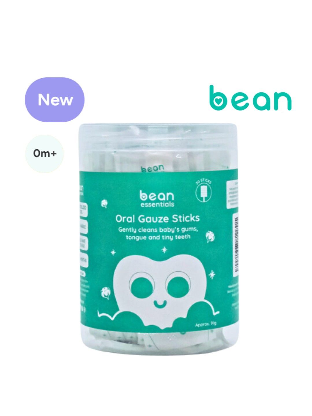 bean Oral Gauze Sticks (30 pcs) (No Color- Image 1)