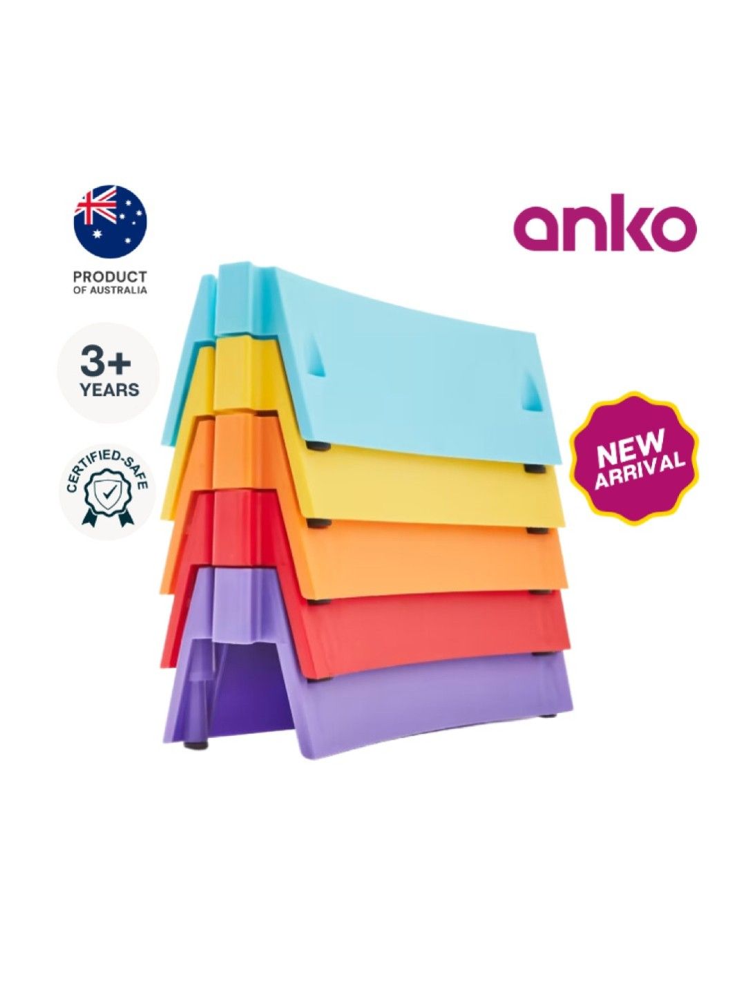Anko [Bundle of 2] Kids Outdoor Play Gift Set - Balance Beams & Soft Play Build Set (No Color- Image 2)
