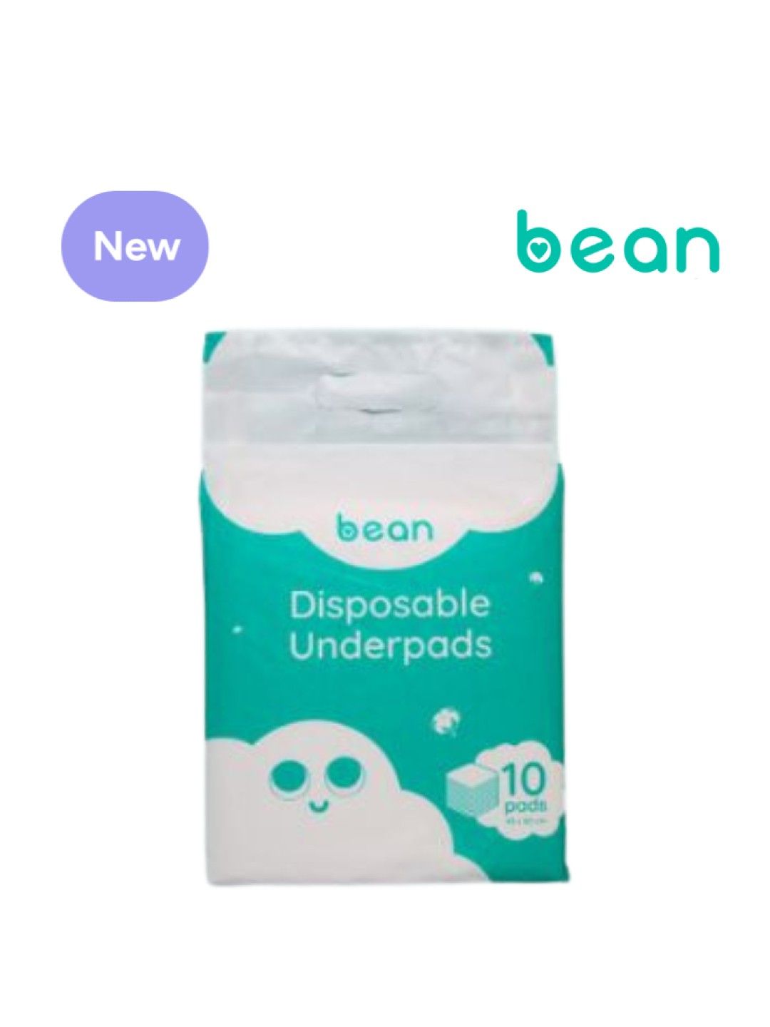 bean essentials Disposable Underpads (10 pads) (No Color- Image 1)