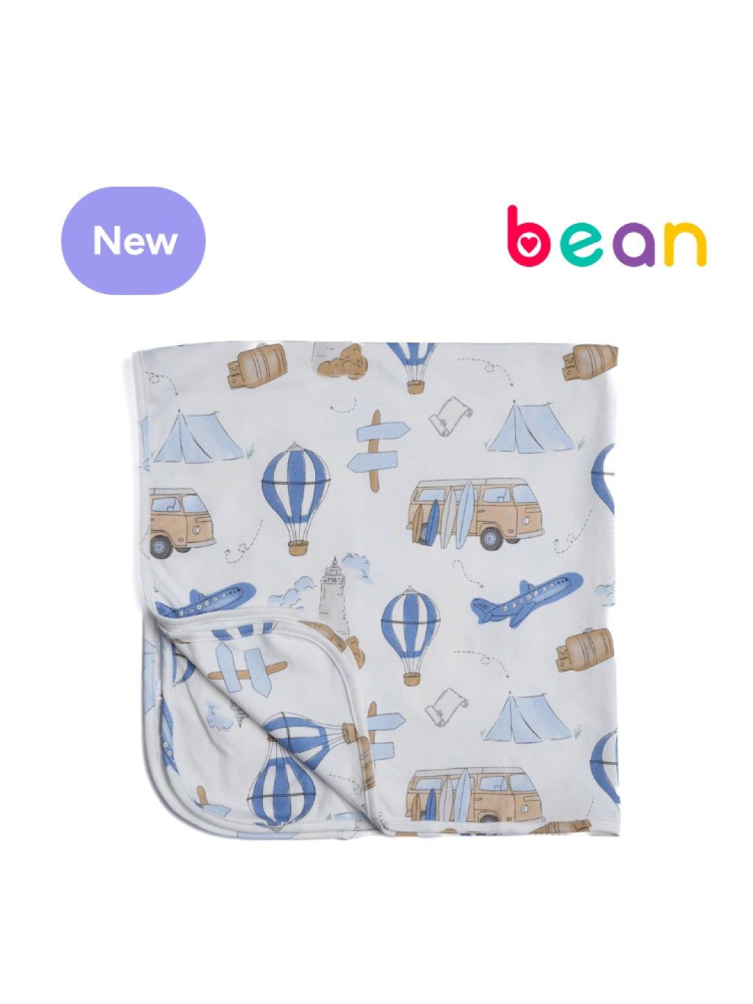 bean Newborn Baby Blanket Ride