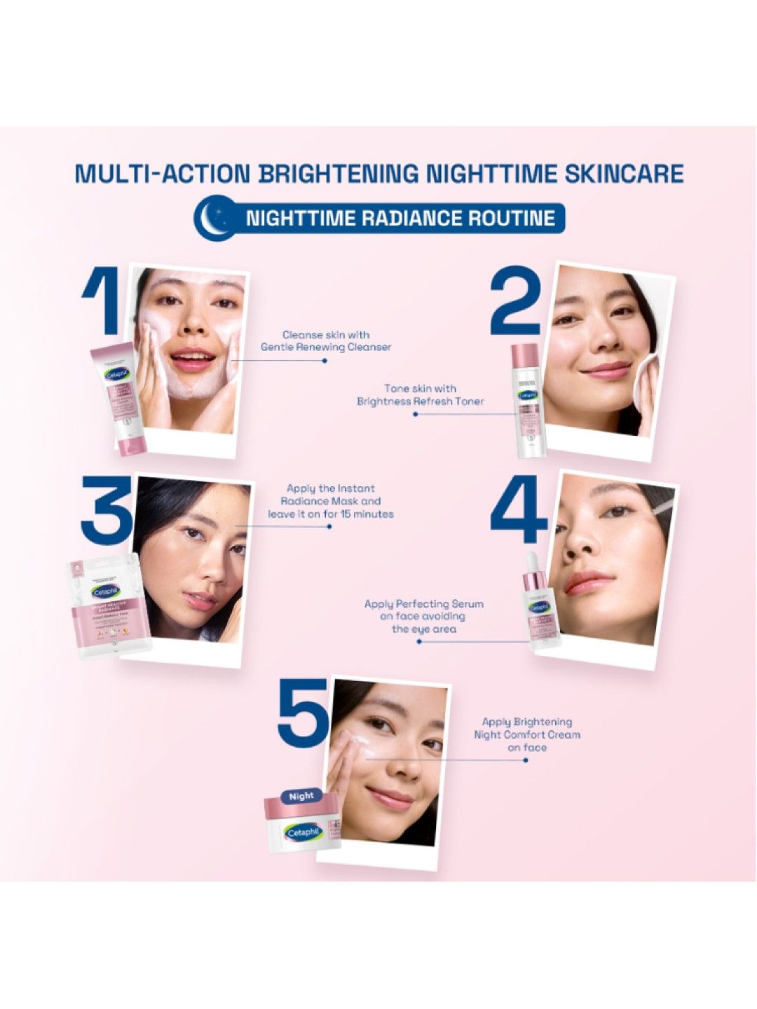 Cetaphil Brightening Night Comfort Cream (50g) (No Color- Image 4)