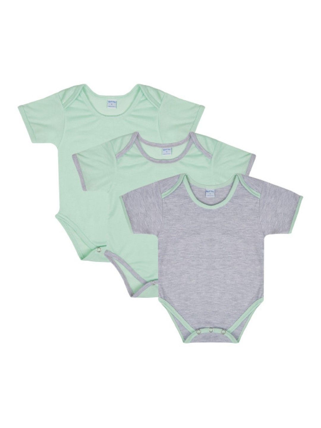 BestCare Daily Onesie (Pack of 3) (Green + Gray- Image 1)