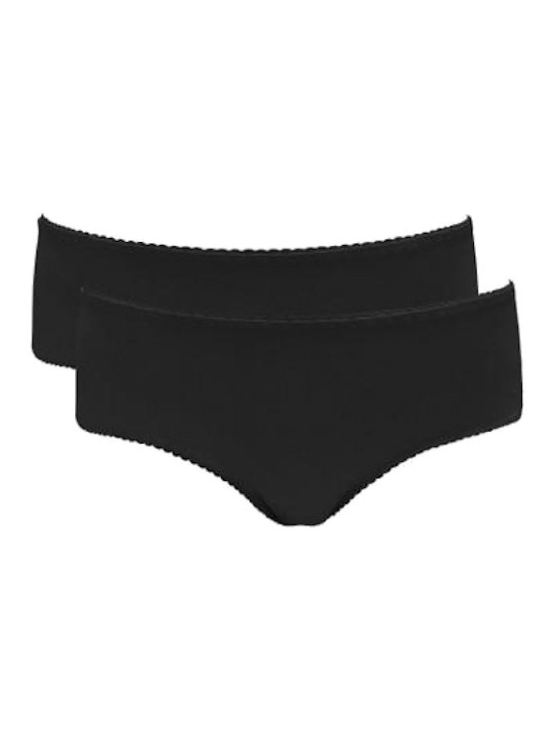 Mamaway (CLEARANCE) Antibacterial and Odorless Maternity Midi Briefs (Pack of 2) - Black